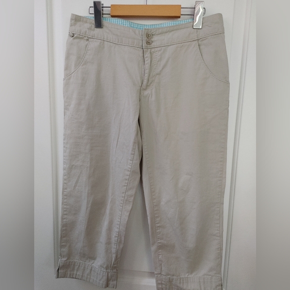 🌞Columbia Capris Omni Shade Sun Protection ~ Size 8 - Picture 1 of 12